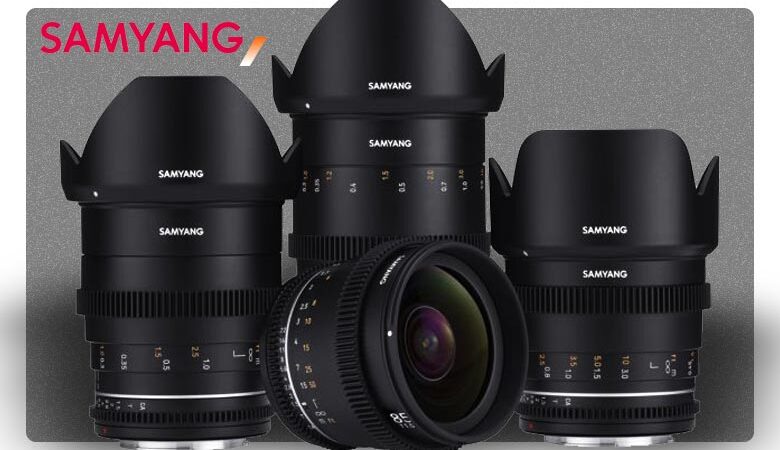Samyang Gama de lentes MK2 VDSLR Cine.