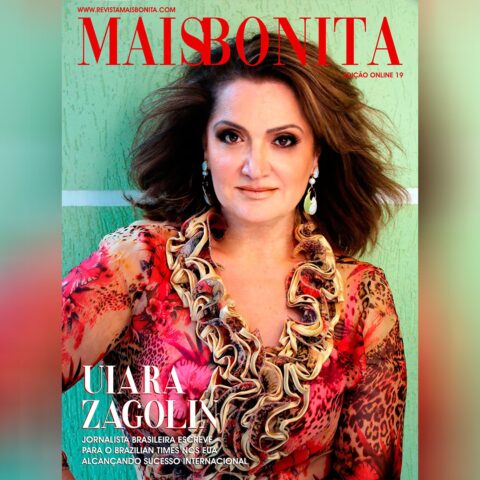 A jornalista Uiara Zagolin estreia como capa na Revista MaisBonita