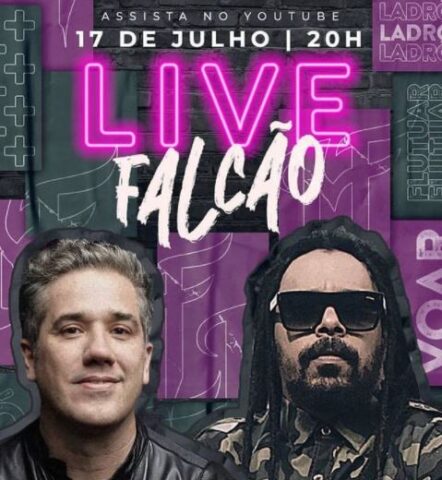 Marcelo Falcão e Rogério Flausino juntos em live show