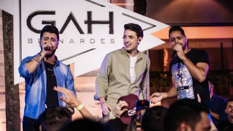 Gah Bernardes lança "Sem Sinal" em parceria com a dupla Vitor e Luan