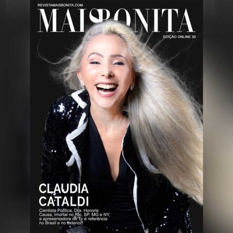 Claudia Cataldi estampa capa de importante revista brasileira