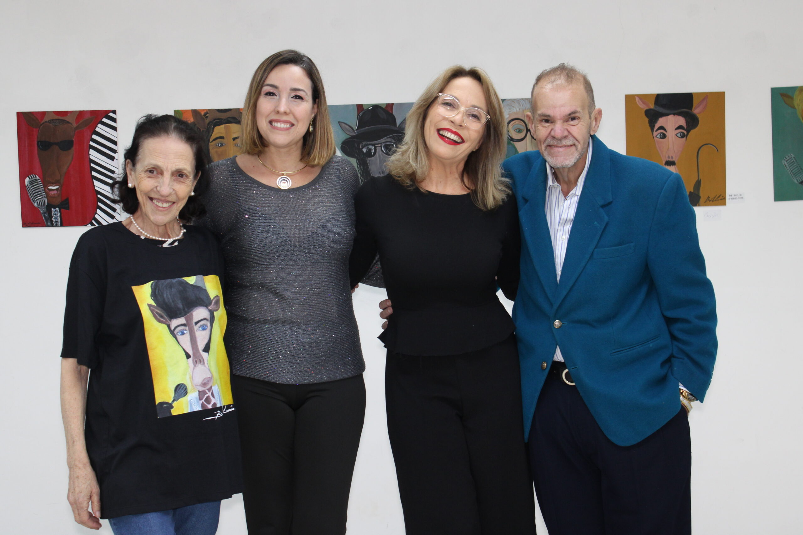 Exposição “Girafas Personalidades” de Bel Corrêa