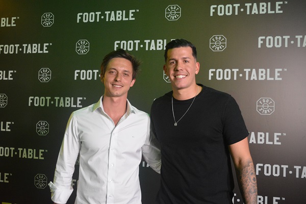 Fundadores do Foot Table : Fabio Villas e Victor Pelae (Foto: Vanderley Fhotografy)