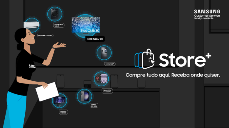 Samsung inicia a venda de produtos em 19 Centros de Serviço