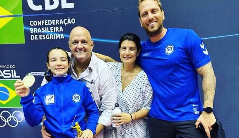 Eduarda M Nascimento conquista o brasileiro de florete 2023