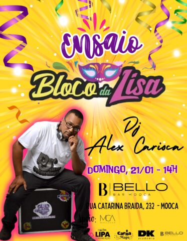 Bloco da Lisa faz primeiro ensaio do ano com show da cantora Lorena Alexandre