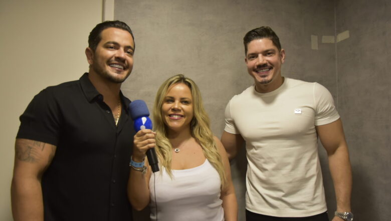 Viviane Alves realiza entrevista exclusiva com a dupla Henrique e Diego