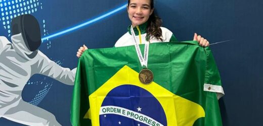 Eduarda Nascimento brilha no Sul Americano de esgrima