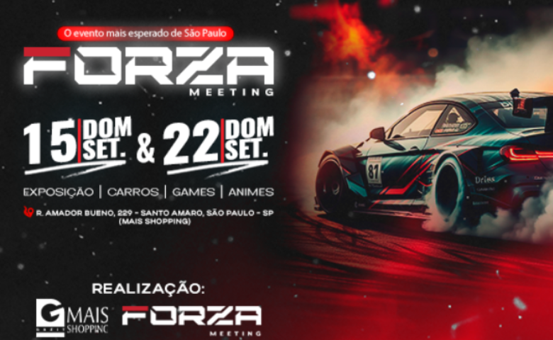 Forza Meeting evento no Mais Shooping.