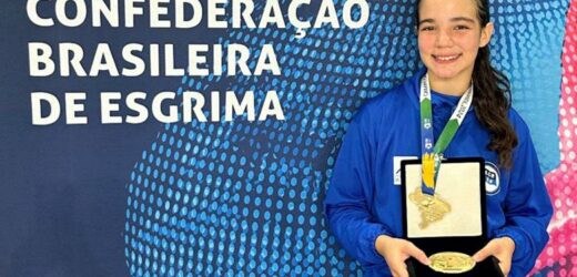 Eduarda Mascarenhas Nascimento é bicampeã brasileira de florete