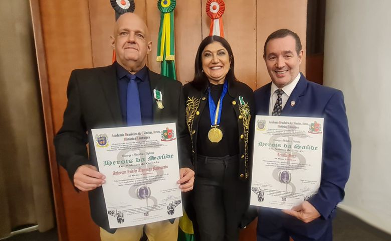 ABRASCI outorga Medalha e Diploma Heróis da Saúde