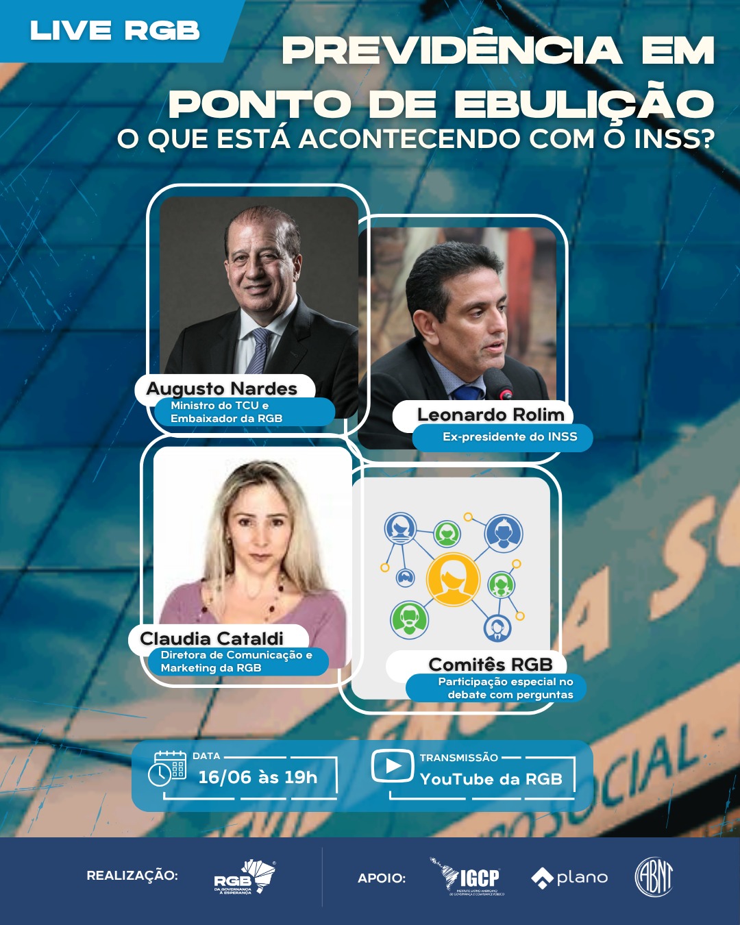 Augusto Nardes e RGB em Defesa da Previdência