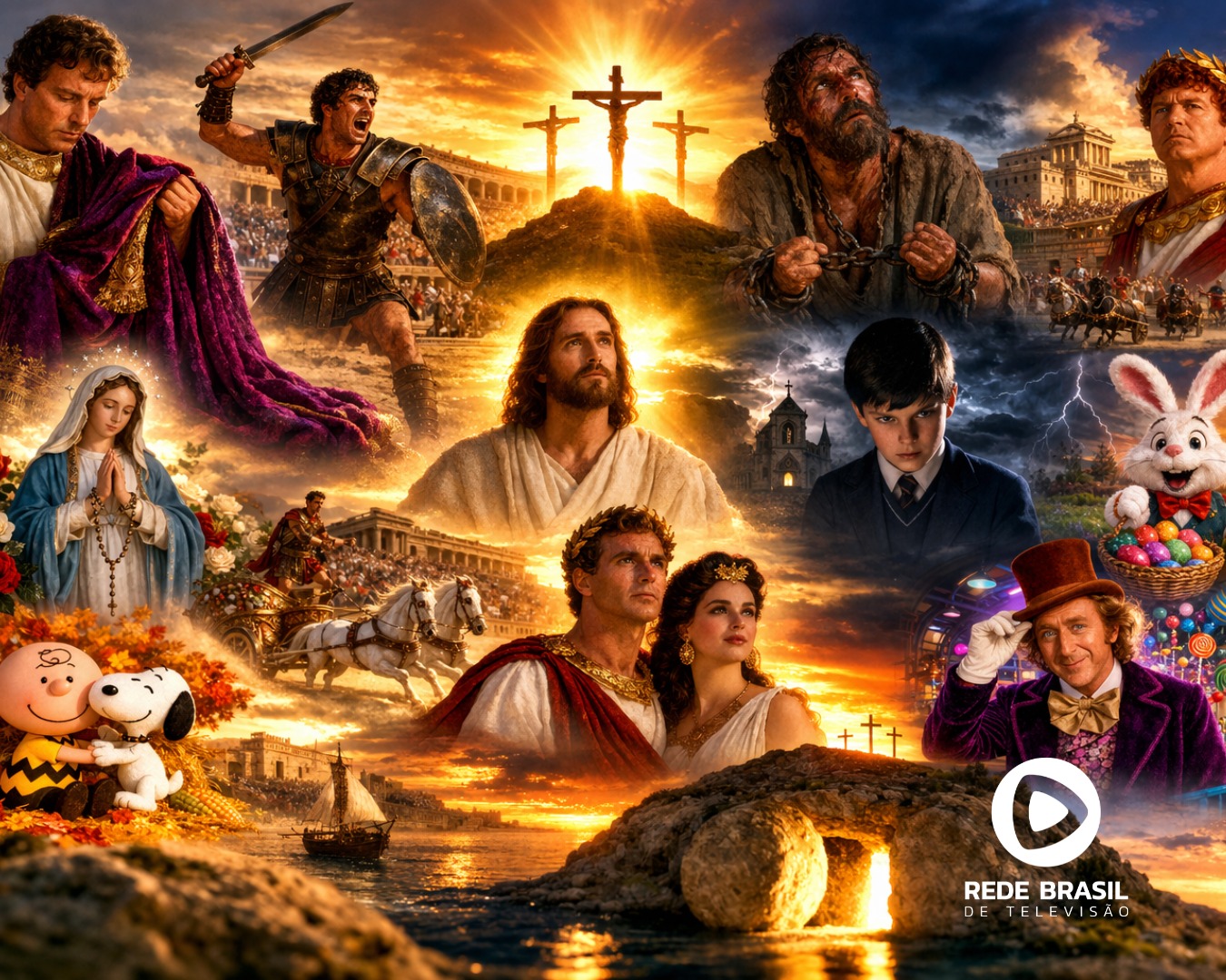 A Semana é Santa na Rede Brasil de Televisão