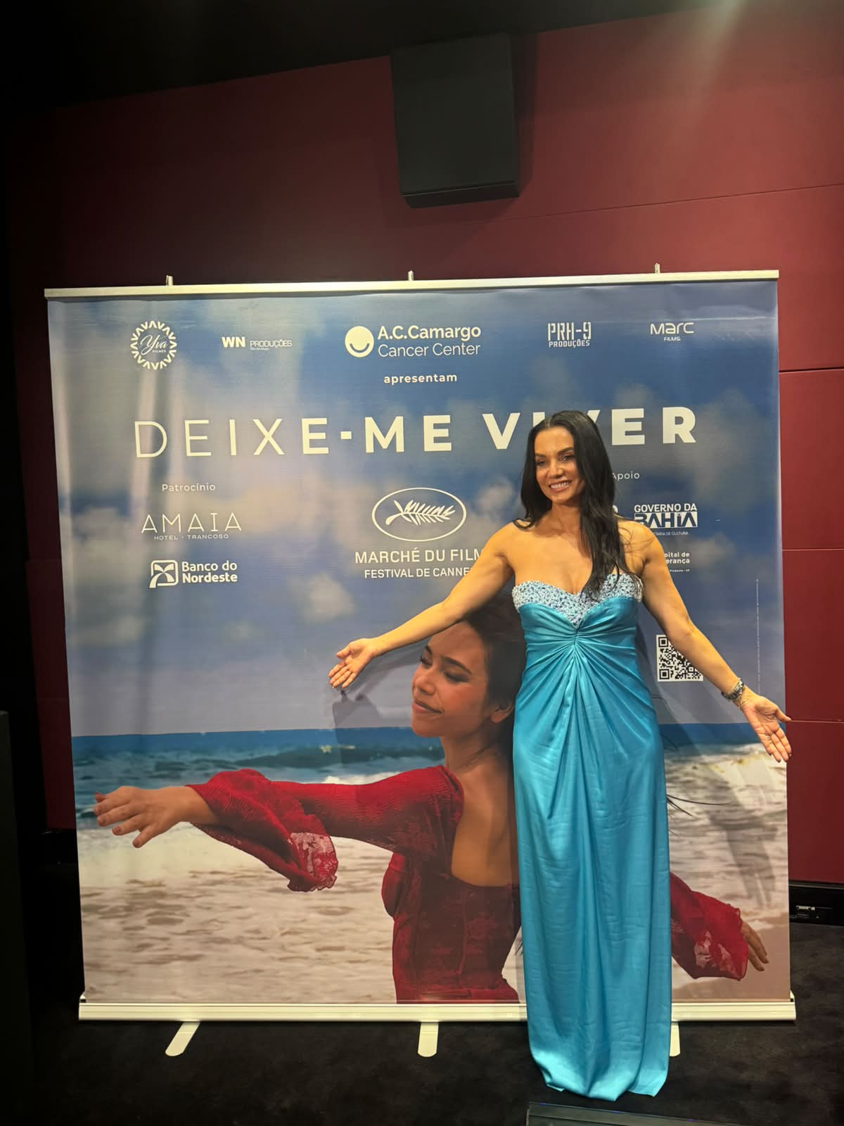 Monica Carvalho e Fernanda Arraes  celebram exibição de Deixe-me Viver em Cannes