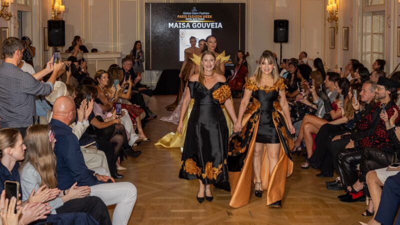 Maisa Gouveia e Natália Gouveia celebram sucesso de suas criações na Passarela do Paris Fashion Week